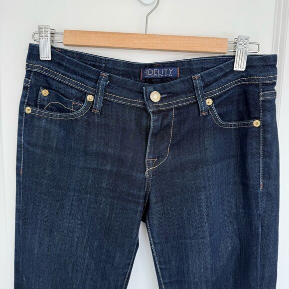 FIDELITY DENIM | Dark Blue Skinny Jean - Picture 2 of 14